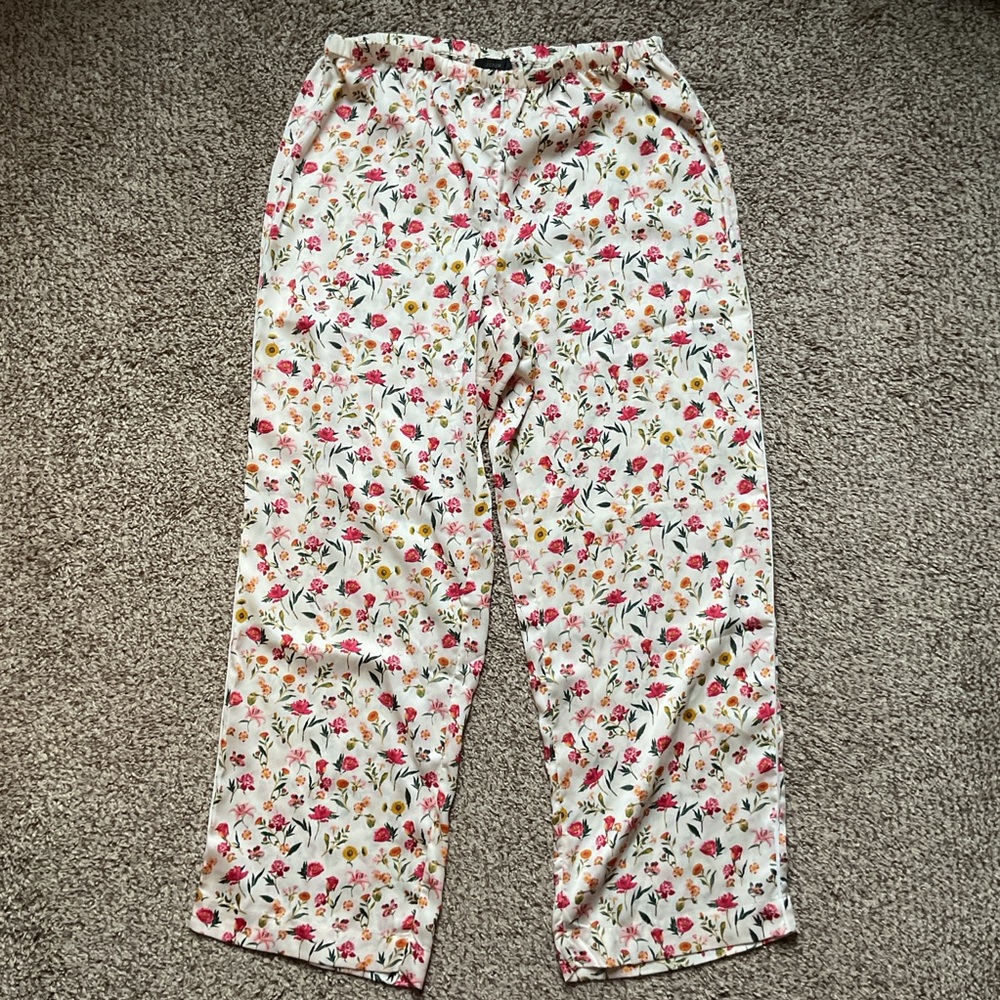 NWOT  J.Crew Easy Luxe Eco Floral Print Pajama Pants
